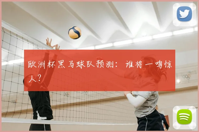欧洲杯黑马球队预测：谁将一鸣惊人？